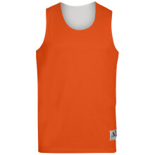 Augusta Sportswear tienerjongens omkeerbare wickingtank oranje/wit groot