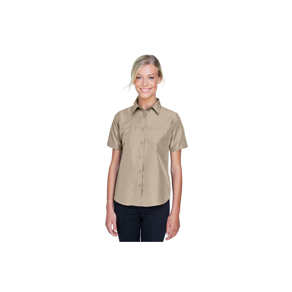 Key West Performance Staff Shirt F R Damen, Kurz Rmelig, Schwarz, S (D0102H7YRRX)-image