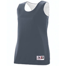 Augusta Sportswear 147 omkeerbare wicking tanktop voor dames grafiet/wit XX-groot pakket