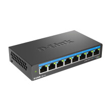 NETWERK, Switch, Autonome switch, D-Link 8-poorts multi-gigabit niet-beheerd Kenmerken Poorten LAN 8N Type en