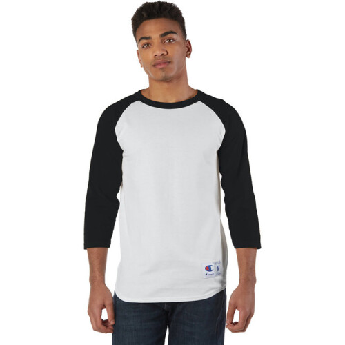 Champion Tricou raglan pentru adul?i - alb alb - S (D0102H7DNJX)