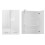 Meuble pour lave-linge Pola MINI/DD BLANC BRILLANT 1