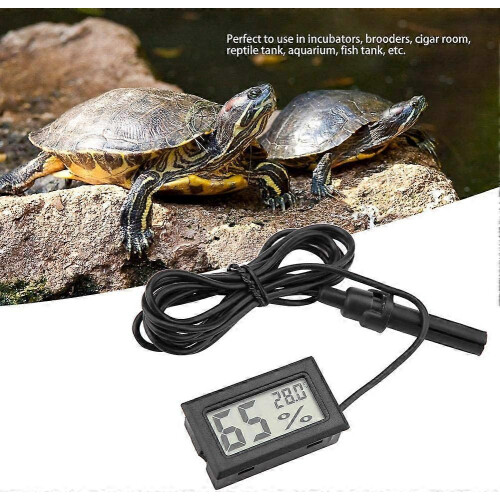 Digital Thermometer Hygrometer, Embedded Mini Thermometer with External Probe 1