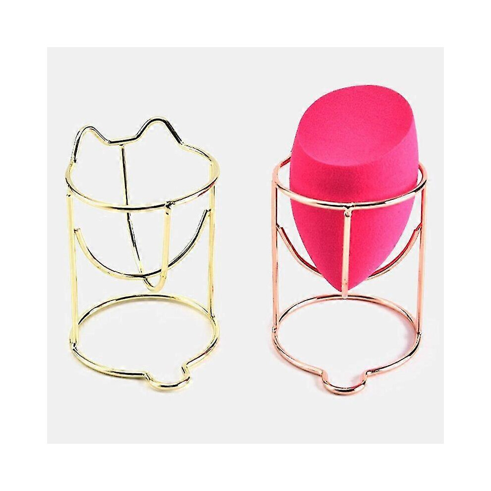 2 Pack Cute Cat Beauty Egg Holder Dryer Cosmetic Makeup Sponge Gourd Puff Holder
