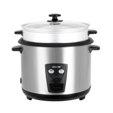 GEEPAS 2.8L Rice Cooker with Steamer | Keep Warm Function