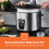 GEEPAS GEEPAS 2.8L Rice Cooker with Steamer | Keep Warm Function 5