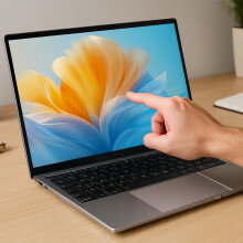 Pro Smart 15.6 Inch Silver Touch Screen Laptop, N95 CPU IPS Screen 16GB RAM 256GB