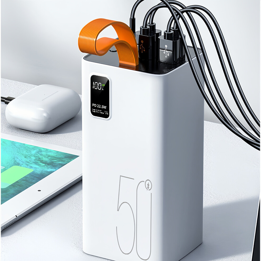 50000mAh 22.5W Super Fast Charging  Portable Mobile Phone Power Bank
