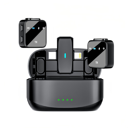 K32 Wireless Microphone With Charging Box For IPhone iPad Android