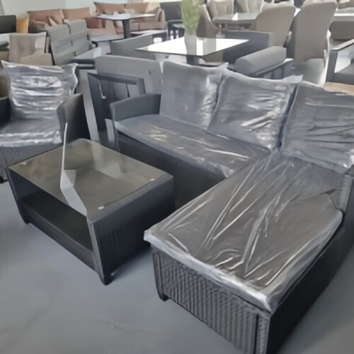 lounge sofa with chase lounge mora black