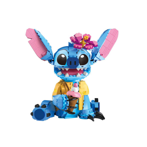 Stitch Inspired Building Block Kit For Kids