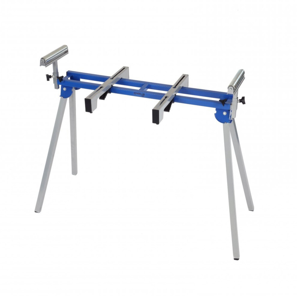Oypla Universal Mitre Saw Stand with Extending Support Arms & Rollers