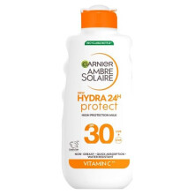 3 x Garnier Ambre Solaire Hydra 24 Protect SPF30 Sun Lotion 175ml