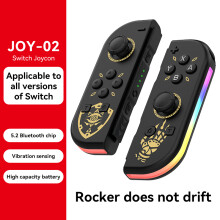 (Svart guld) Alla tillbehör till Nintendo Switch spelkonsol JoyCon Wireless Bluetooth 5.2