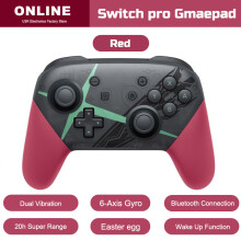 (Rot) Kabelloses Bluetooth-Gamepad für Nintend Switch Pro Controller Limited Theme Joystick für PC und