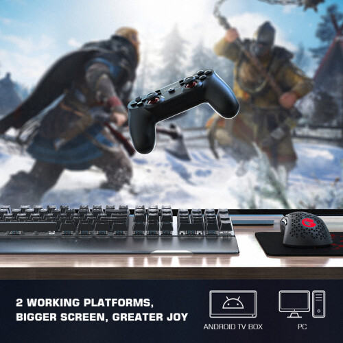 (T3)GameSir T3 Wireless Gamepad Game Controller PC Joystick för Android TV Box Stationär dator Bärbar 2