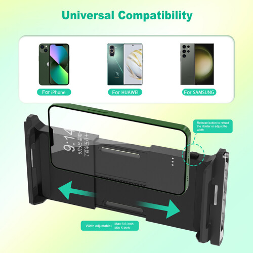Mobilspelkontroller Gaming Grip Handle Adapter Lämplig för Nintend Switch/Oled Joy-Con för IOS Android 2