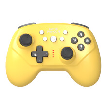 (Gul) Data Frog trådlös kontroll för Nintendo Switch Pro Controller Turbo Game Controller för Nintendo