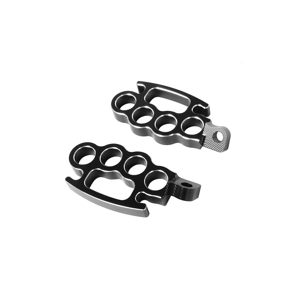 (A) Repose-pieds volants pour moto, repose-pieds de contrôle, pédales avant et arrière en aluminium