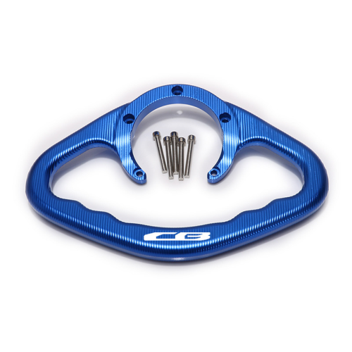 (μπλε) Για HONDA Series CB CBR Νέα κεφαλή καυσίμου πέντε οπών CNC λαβές