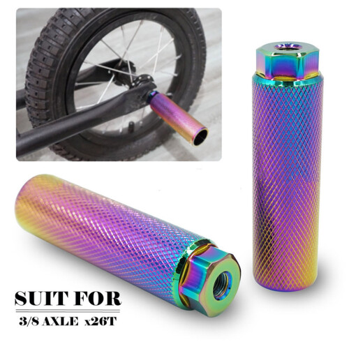 (A Μαύρο) 2x για MTB BMX Πεντάλ άξονα ποδηλάτου από κράμα ποδιού 1