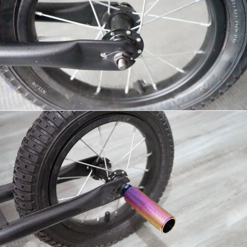 (A Μαύρο) 2x για MTB BMX Πεντάλ άξονα ποδηλάτου από κράμα ποδιού 2
