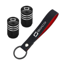 (Mieszanka produktów - czarny) Do aluminiowego zaworu do opon z logo Moto do motocykli Super Soco CPx