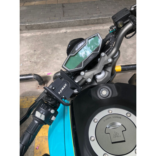 (Μαύρος τύπος καθρέφτη) Για Yamaha NMAX N-MAX 155 NMAX125 2015-2020 τιμόνι μοτοσικλέτας, 2