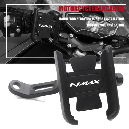 (Μαύρος τύπος καθρέφτη) Για Yamaha NMAX N-MAX 155 NMAX125 2015-2020 τιμόνι μοτοσικλέτας, 1