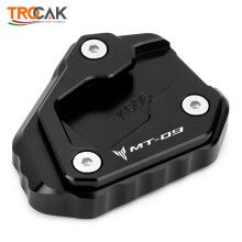 (Svart) NYA motorcykeltillbehör för Yamaha MT-09 SP MT09 SP 2021 2022 Kickstandsfot sidostödsförlängning