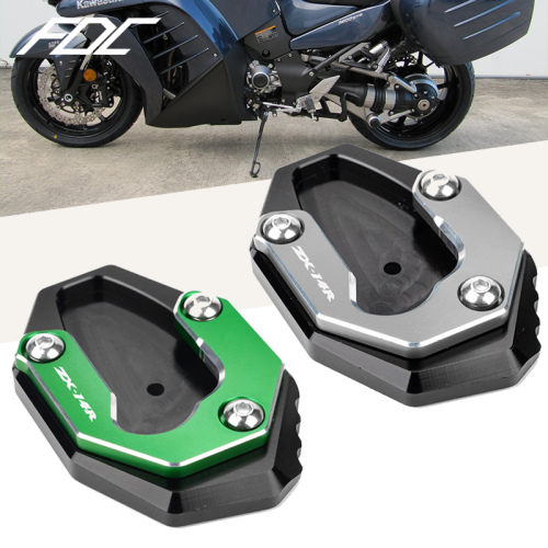 (Μαύρο zx14r) Μοτοσικλέτα πλάι ποδιού προέκτασης μαξιλαριού βάσης 1