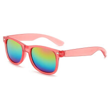 (ROSE)Lunettes de soleil à monture carrée pour enfants, lunettes de soleil de protection solaire, simples