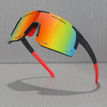 (noir rouge) lunettes de soleil enveloppantes de sport pour femmes hommes grandes lunettes de soleil