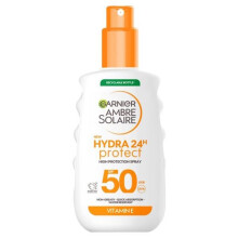 6 x Garnier Ambre Solaire Hydra 24 Protect SPF50 Sun Spray 150ml