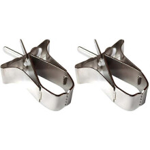 2 Pieces Birdcage Seed Feeder Food Rack Vegetable Feeder Small Animal Clip for Bird Hamster Parrot Parrot
