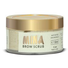 Mina Brow Scrub | A tarts henna vagy rnyalathoz | A termszetes kivonatok vatosan hmlasztjk a bort Ksztse elo a henna vagy rnyalat terl