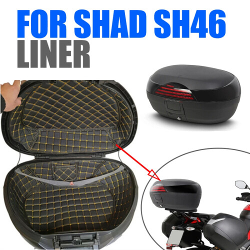 (1 set) För SHAD SH46 SH 46 Trunk Case Liner Bagagebox Innerkuddar Behållarsvansfoder bak 1