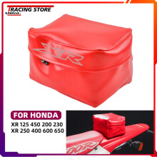 Για HONDA XR125 XR150 XR200 XR230 XR250 XR400 XR600 XR650 Δερμάτινη τσάντα εργαλείων
