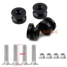 (003)4PCS Universal μοτοσικλέτας πίσω θήκη αποσκευών Οπίσθιο επάνω