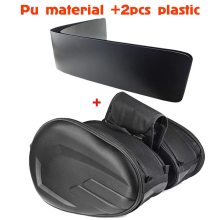 (Pu and Plastic) Αδιάβροχες πλαϊνές τσάντες μοτοσικλέτας Τσάντα σέλας