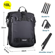 (Μαύρη-10L) Τσάντα πίσω καθίσματος Rhinowalk Μοτοσικλέτας 10L ή 20L ή