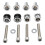 Saddlebag/Sissy Bar Barggage Rack Docking Kit για Harley Softail FL 2018 για την παρουσίαση 2