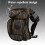 (Καφέ) Πακέτο μέσης μοτοσυκλέτας Canvas Drop Leg Bag Pouch Multi-Purpose Messenger 3