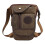 (Καφέ) Πακέτο μέσης μοτοσυκλέτας Canvas Drop Leg Bag Pouch Multi-Purpose Messenger 1