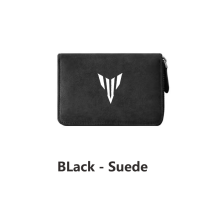(μαύρο) Μοτοσικλέτα Suede Portable Storage Box Άδεια οδήγησης ID Αποθήκευσης
