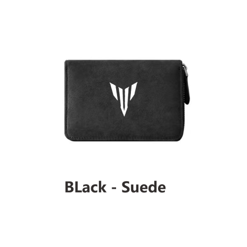 (μαύρο) Μοτοσικλέτα Suede Portable Storage Box Άδεια οδήγησης ID Αποθήκευσης