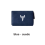 (Μπλε) Μοτοσικλέτα Suede Portable Storage Box Άδεια οδήγησης Αναγνωριστικό 1
