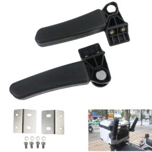 (Black)Universal Motorcycle Foldable Rear Case Box Seat Passenger Armrest Armrest for BMW R1200GS