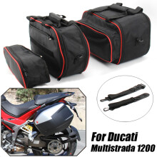 För Ducati Multistrada 1200 från 2015 1260/950 S från 2017 motorcykelförvaringsväska bagageväskor sidan