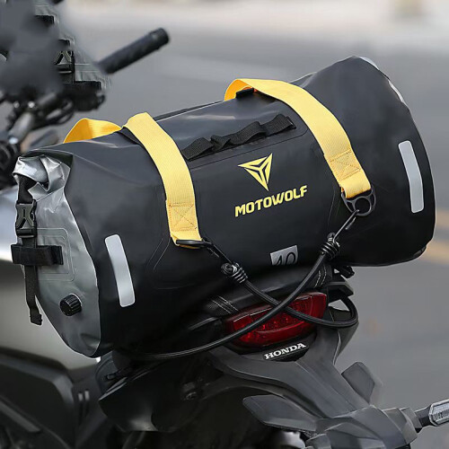(90L-Black) Universal μοτοσικλέτας αδιάβροχες τσάντες πίσω καθίσματος 1